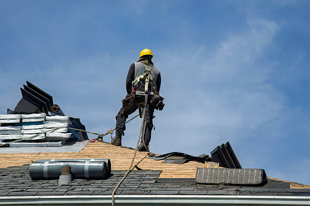 Professional Gutter Installation technician working in Walterboro, SC